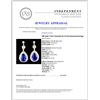 Image 3 : 18K Gold 7.97ct Tanzanite & 2.27ct Diamond Earring