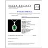 Image 5 : 18K Gold 21.83ct Emerald & 4.44ctw Diamond Pendant