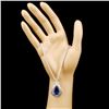 Image 3 : 18K Gold 9.76ct Tanzanite & 5.09ctw Diamond Neckla