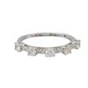 Image 1 : 14k White Gold 0.75ctw Diamond Ring