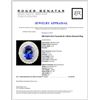 Image 5 : 18K Gold 6.31ct Tanzanite & 1.26ctw Diamond Ring