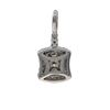 Image 2 : 14k White Gold 1.10ctw Brown/White Diamond Pendant