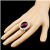 Image 3 : 18K Gold 25.37ct Rubellite & 1.60ctw Diamond Ring