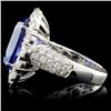 Image 3 : 18K White Gold 8.16ct Tanzanite & 2.63ct Diamond R