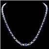 Image 2 : `14k Gold 30.00ct Sapphire & 1.00ct Diamond Neckla