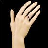 Image 4 : 18K Gold 1.01ct Ruby & 0.50ctw Diamond Ring