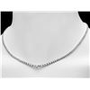 Image 2 : ^18k White Gold 10.00ct Diamond Necklace