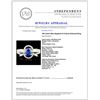 Image 5 : 18K Gold 0.86ct Sapphire & 0.32ctw Diamond Ring