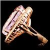 Image 3 : 14K Gold 31.27ct Kunzite & 1.47ct Diamond Ring