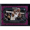 Image 1 : Victor Wembanbyama Short Print Horizontal Variation 2023 Panini Prizm Draft Picks Purple Wave #2