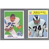 Image 1 : Deacon Jones & Merlin Olsen Cards in superb clean condition.