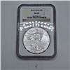 Image 1 : NGC MS69 2010 Eagle $1 1 Troy Oz .999 Silver