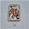Image 1 : RCM 2009 $15 Playing Card Money Series - King of Hearts