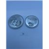 Image 1 : 1976 Montreal Olympic $10 and $5 Coins 72.3g 925 Silver Altogether