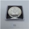Image 2 : 1994 Canadian Silver Maple Leaf 1 Troy Ounce .9999 Silver