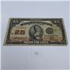 Image 1 : 1923 Dominion of Canada 25 Cent Banknote McCavour-Saunders