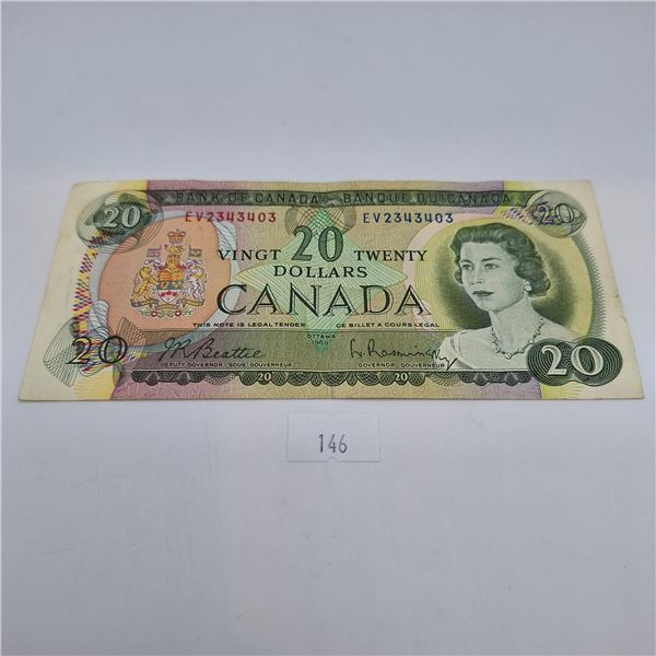 1969 $20 Canadian Banknote
