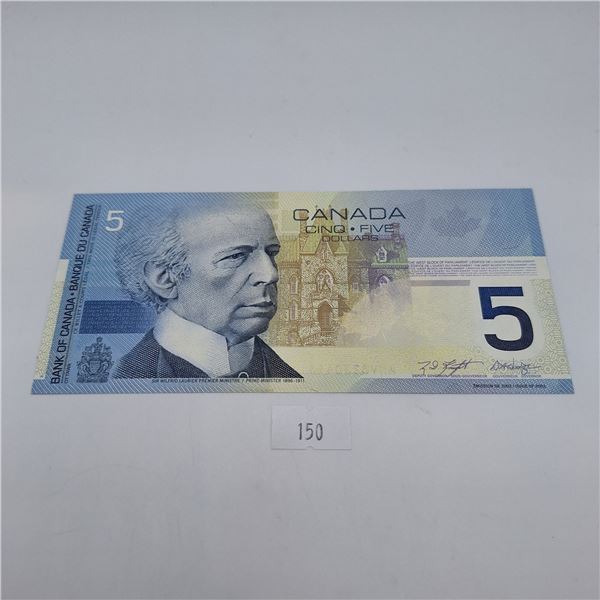 2002 $5 Canadian Banknote