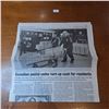Image 3 : Bankers Vault Portfolio with Uncut Sheet of 4 American $2 Bills and Newspaper Clipping