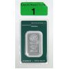 Image 1 : 1 Oz .9995 Fine Platinum Argor-Heraeus Certified Bar