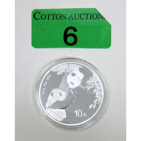30 Gram .999 Silver 2023 Chinese Panda Coin 
