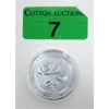 Image 1 : 1 1/2 Oz .9999 Silver 2019 Canadian Maple Superleaf Coin 