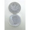 Image 2 : 5 x 1 Oz .9999 Silver 2012 Maple Leaf Coins 