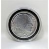 Image 2 : 1 Oz .9999 Silver Buffalo/Indigenous Art Round 