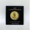 Image 2 : 1 Gram .9999 Fine Gold 2023 Maple Leaf Coin 