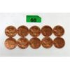 Image 1 : 10 x 1 Oz .999 Fine Copper Grizzly Bear Art Rounds 