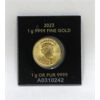 Image 2 : 1 Gram .9999 Fine Gold 2023 Maple Leaf Coin 