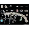 Image 2 : Tray of Silver Tone Jewelry - Some Vintage