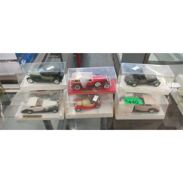 9 French Solido Age d'or Diecast Vehicles