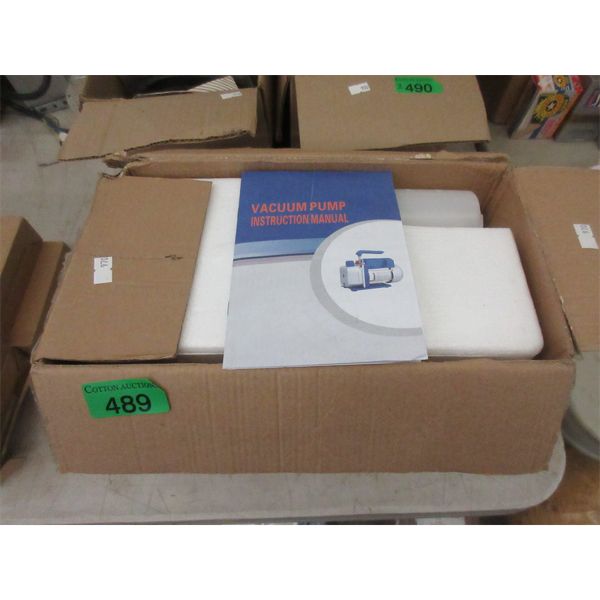 110V Vacuum Pump - Open box