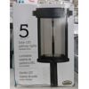 Image 1 : Pack of 5 Solar LED Pathway Lights - Vintage Style