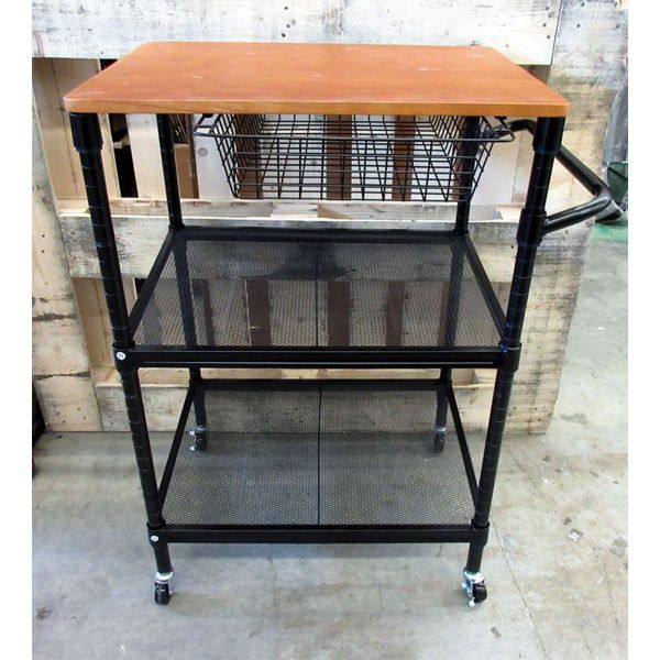 New Sedegn Mobile Kitchen Island with Drawer
