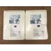 Image 1 : 2 New Twin Size Velvet Plush Blankets - Ivory