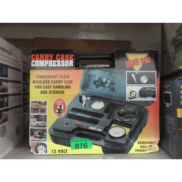 260 PSI Carry Case Compressor - 12 Volt