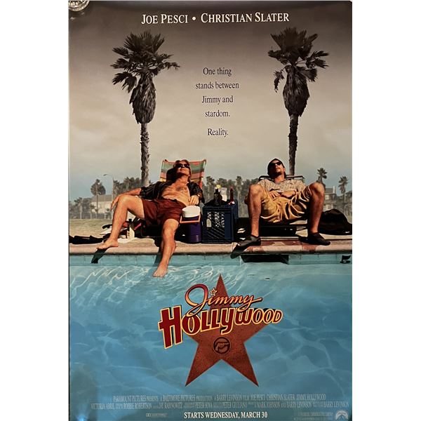 Jimmy Hollywood 1994 original double sided movie poster