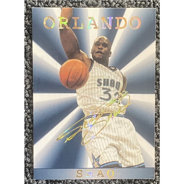 Orlando Magic Shaquille O'Neal facsimile signed Card