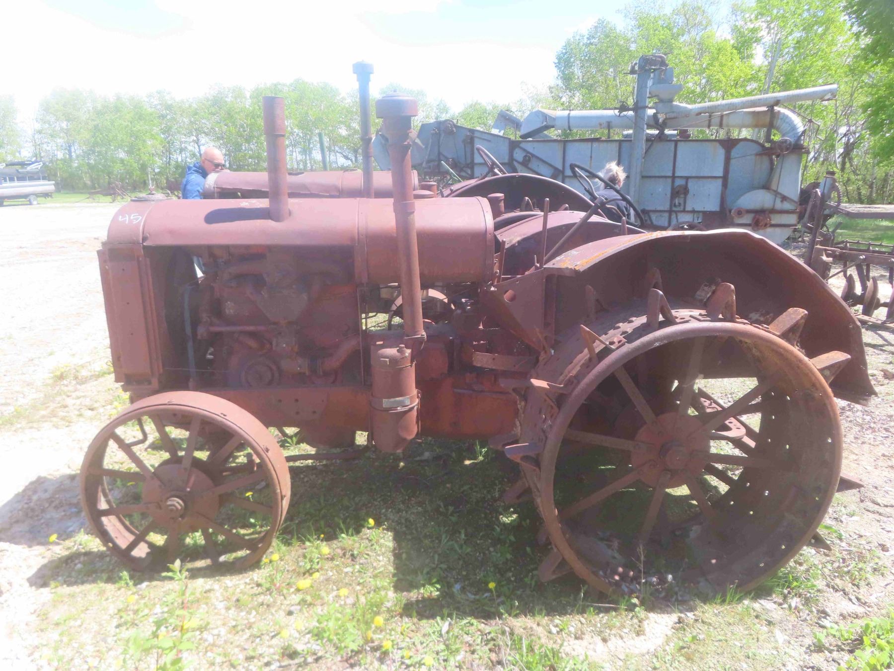 International McCormick Deering W30 Steel Wheels, Rear Wheel