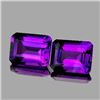 Image 1 : Natural Brazil Purple Amethyst 22x15 MM Pair (Flawless-VVS1}