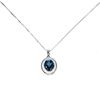 Image 1 : Natural London Blue Topaz Necklace