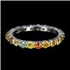 Image 1 : Natural  Sapphire Eternity Ring