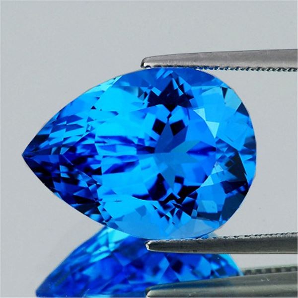 Natural  Swiss Blue Topaz  {Flawless-VVS}