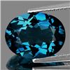 Image 1 : Natural Intense London Blue Topaz {Flawless-VVS}