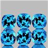 Image 1 : Natural Swiss Blue Topaz 6 Pcs {Flawless-VVS1}