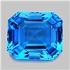 Image 1 : Natural Intense Swiss Blue Topaz {Flawless-VVS}