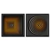 Image 1 : Oervegn - II et Vonal - Fegn de la serie Vonal (Diptych) by Vasarely (1908-1997)