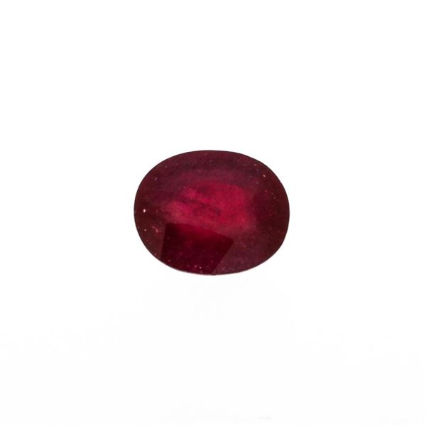 6.16 ctw Oval Cut Natural Ruby
